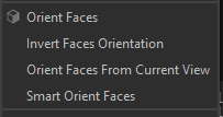 Re-orient faces