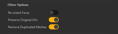 Other options