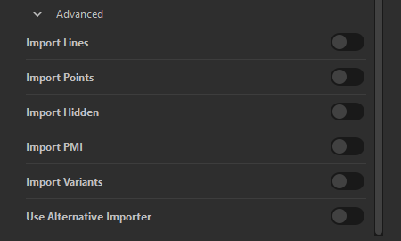 Optional parameters