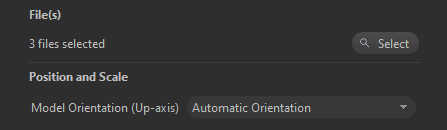 File selection
