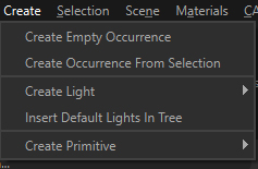 Create Menu