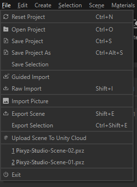 File Menu