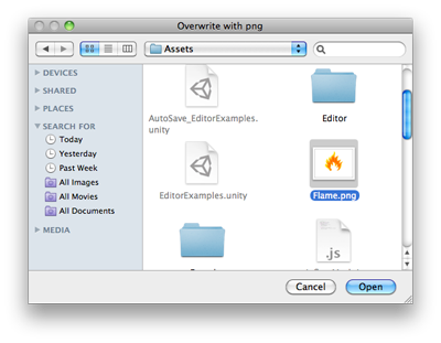 EditorUtilityOpenFilePanel (OpenFilePanel(string, string, string))