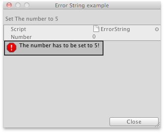 ErrorString (errorString)