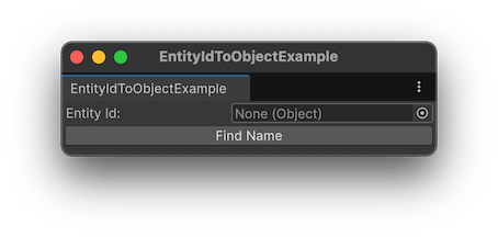 EditorUtilityEntityIdToObject (EntityIdToObject(EntityId))