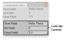 EditorGUIUtilityLookLikeControls (LookLikeControls(float, float))