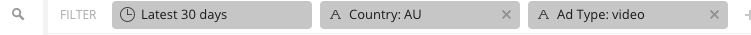 Report Builder filters adjusted for country selection