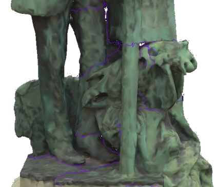 Segment Mesh Surface