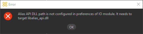 Alias error
