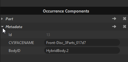 Metadata component
