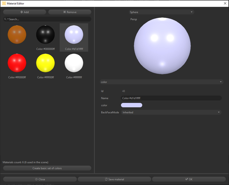 Material Editor
