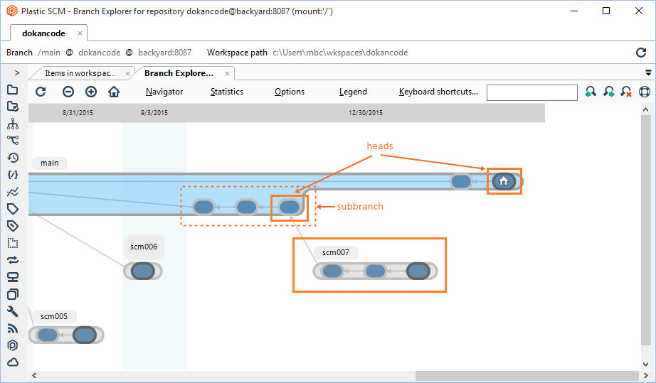 GitSync - Conflict management - Merge needed - Branch Explorer