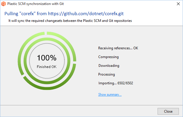 GitSync - First pull - Pulling