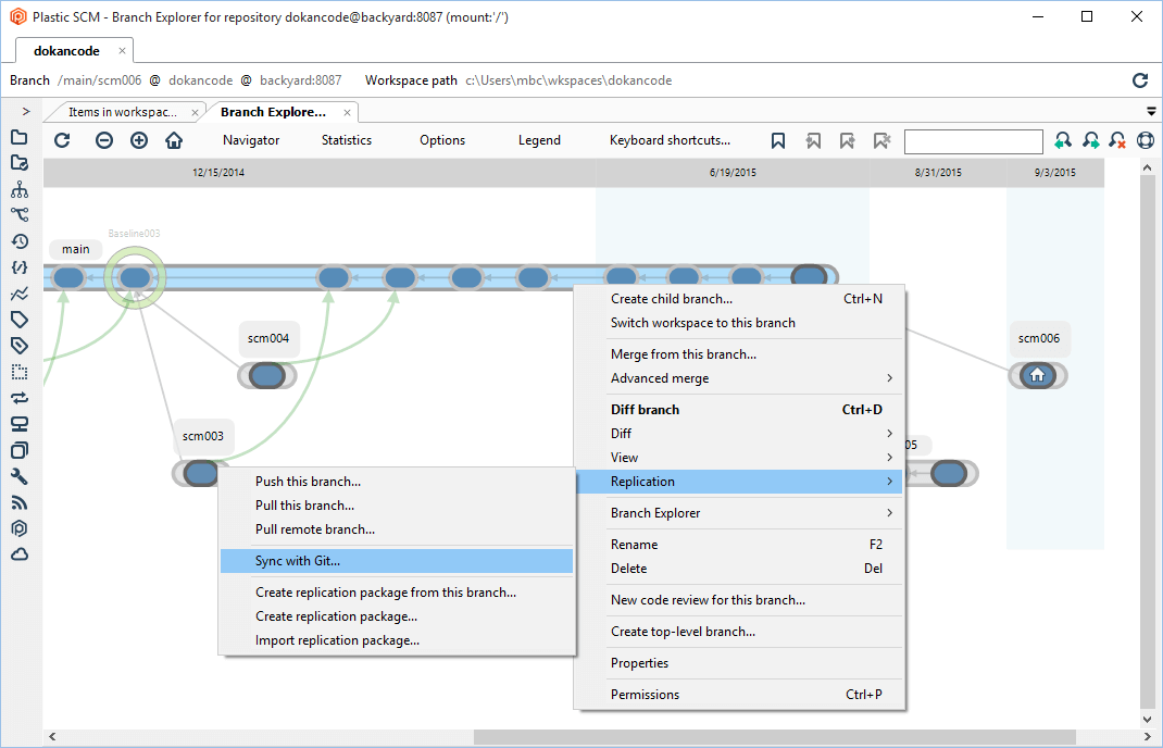 GitSync - First push - Sync with Git