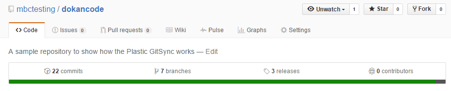 GitSync - First push - GitHub