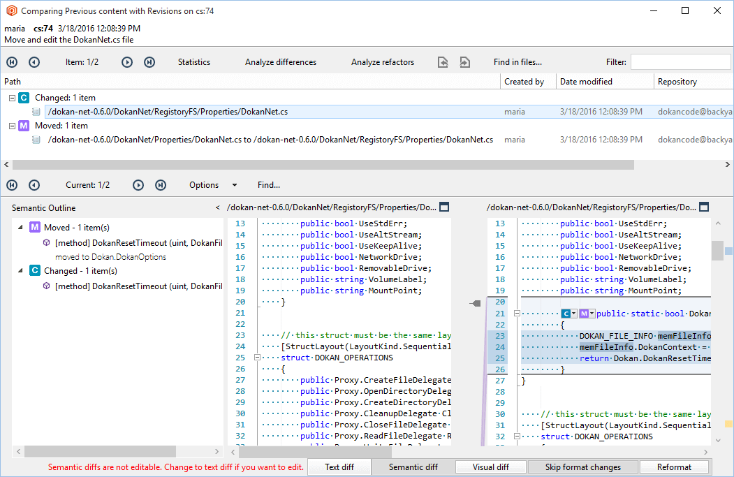 GitSync - UVCS side - Merge - Move file
