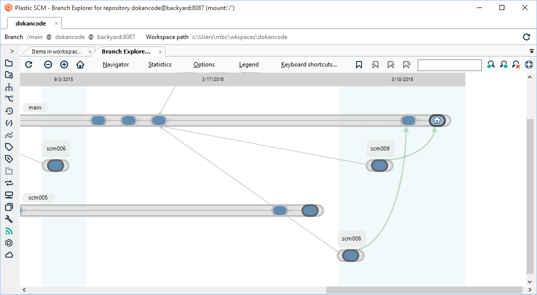 GitSync - UVCS side - Merge