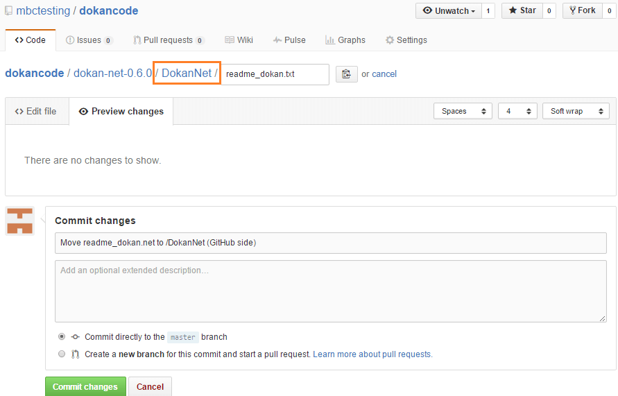 GitSync - Git side - Move a file