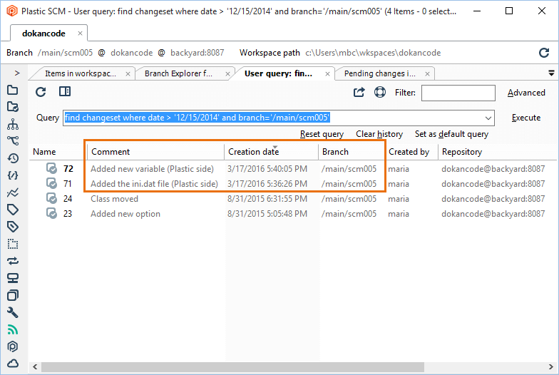 GitSync - UVCS side - New changes