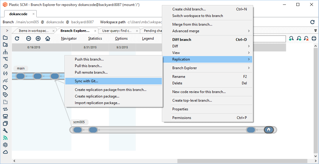 GitSync - UVCS side - Sync with Git