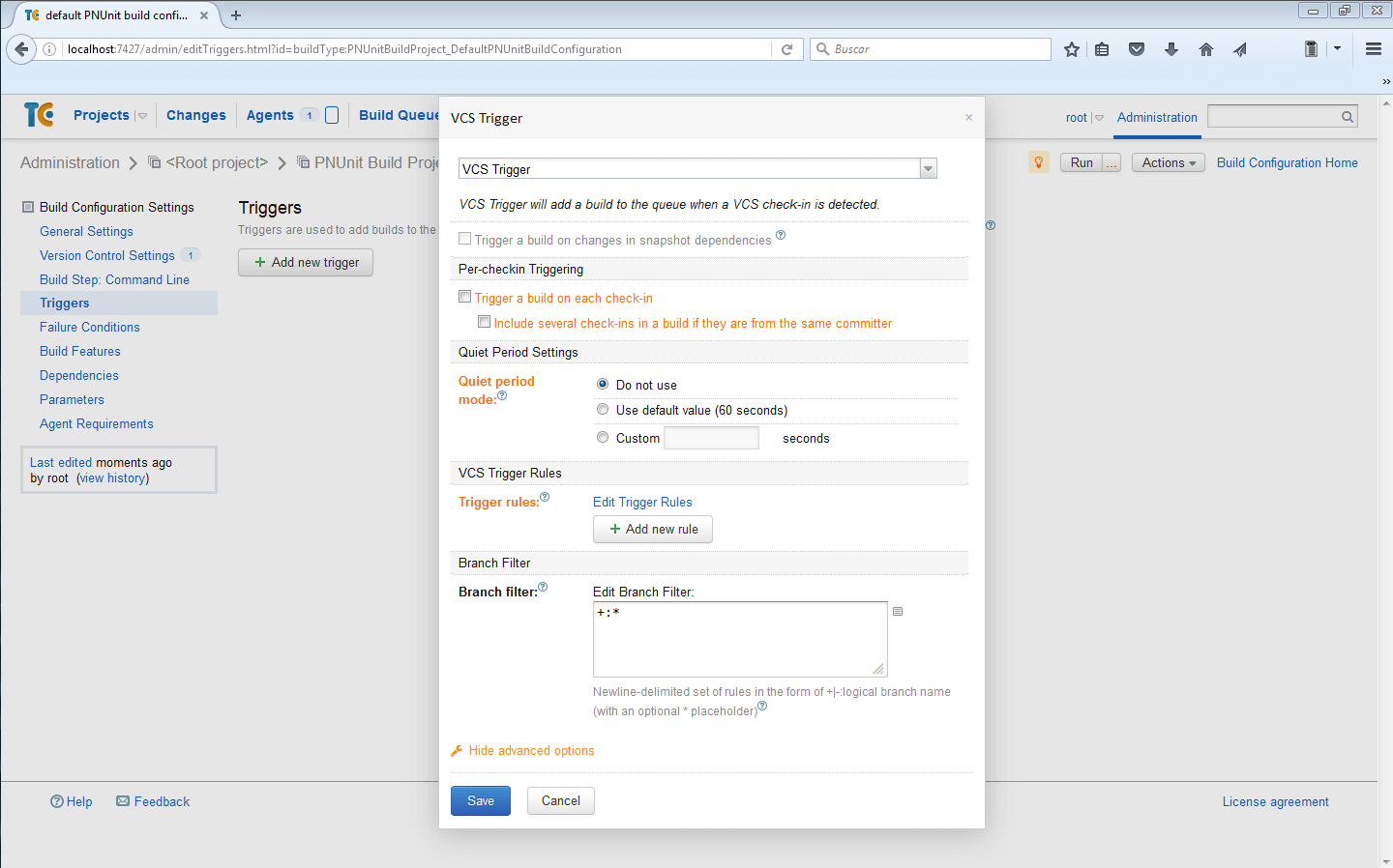 Changing the user identity