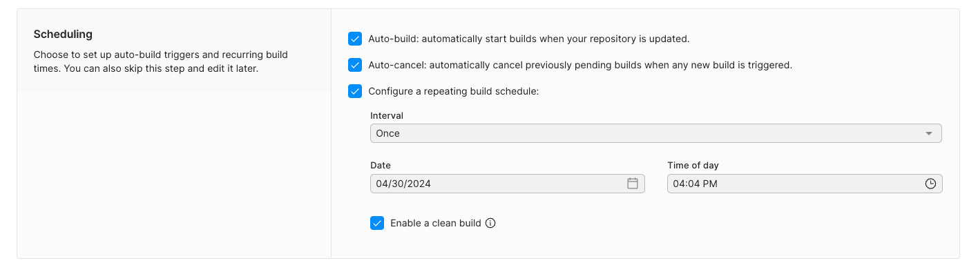"UBA - Build Target Configuration - Scheduling"