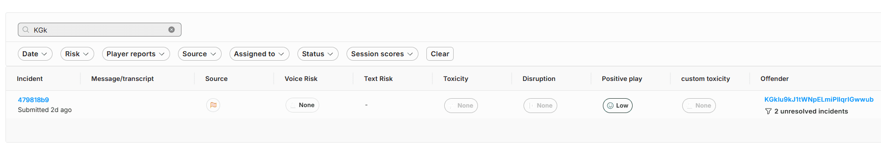 A red box highlights the search field where you can type your query in the dashboard.