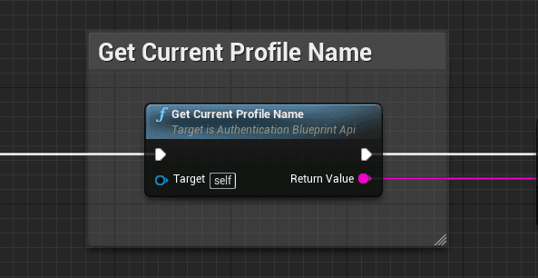 Get current profile name