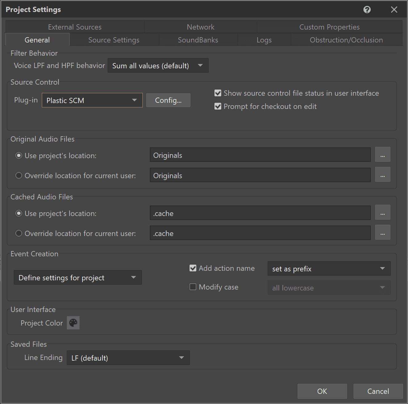 Configuration Window