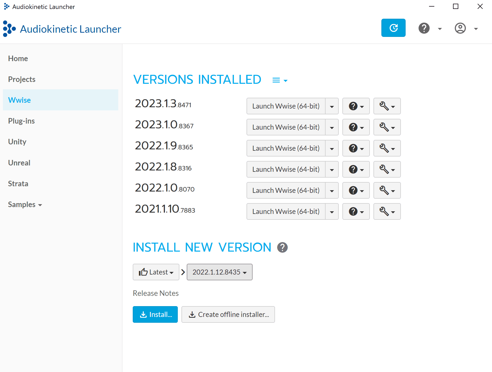 installer window