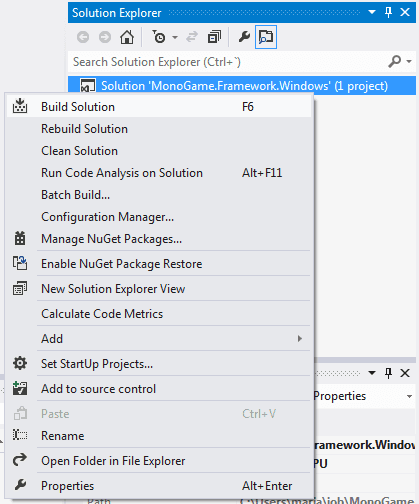 Adding the solution to Plastic SCM
