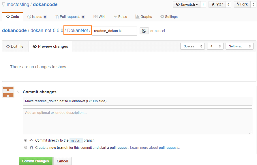GitSync - Git side - Move a file