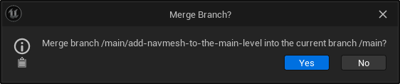 Merge Branch Dialog