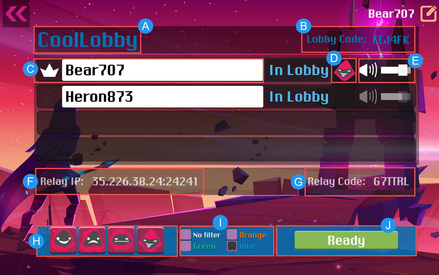 The Lobby View UI